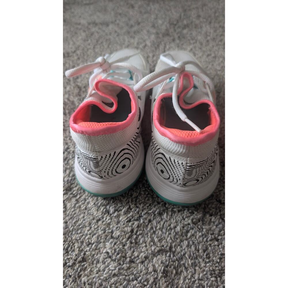 Adidas Pink, White & Teal Athletic Bottoms – Size 3.5Y - Picture 5 of 7
